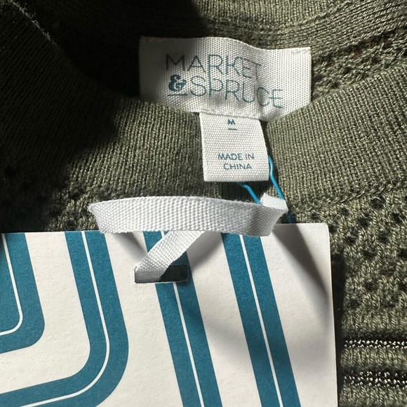 NWT Market & Spruce Colorblock Lightweight Pullover Sweater size LARGE - Picture 8 of 13